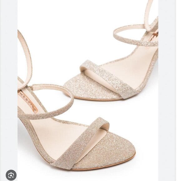 Sophia Webster size 8.5 glitter platform rosalind heel - Picture 3 of 6